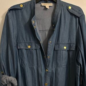 Michael Kors long denim dress